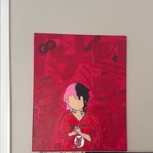 Lil peep inspired painting